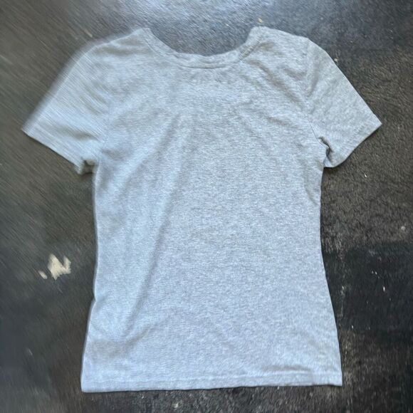 Quiksilver Short Sleeve Top Big Logo Y2K Cotton Blend Women’s Size Medium Preppy - Picture 8 of 9